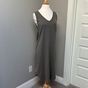 Dylan tank dress long olive green medium